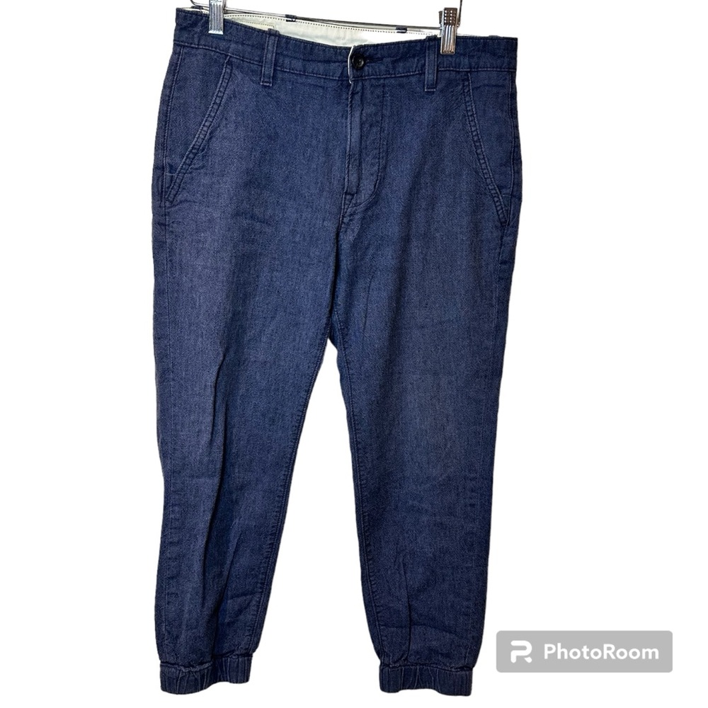 Levi's 70% Cotton Jogger Pant Blue Chambray Size 29x30